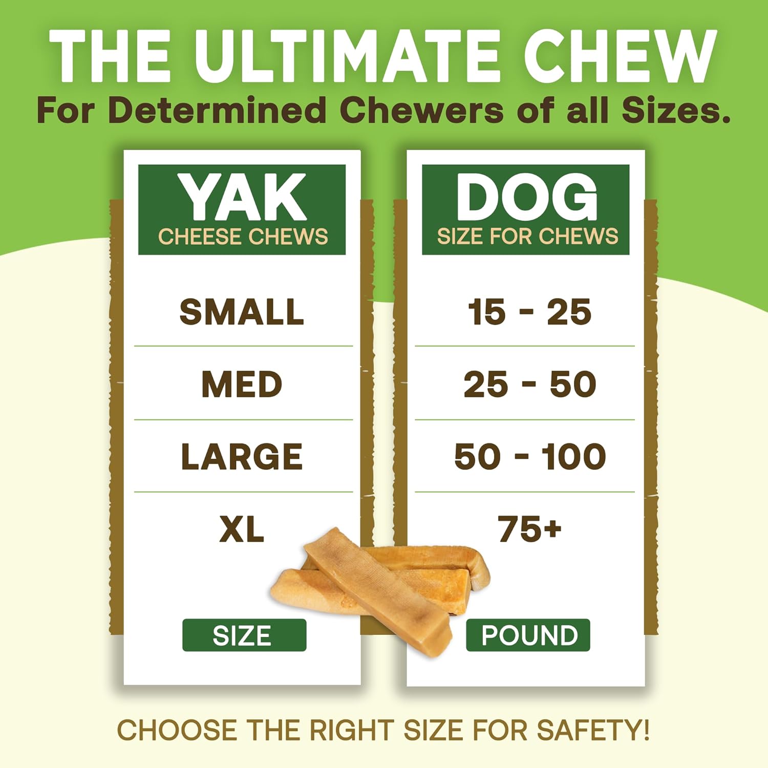 EcoKind high protein rawhide free yak milk dog treats one pound pack details