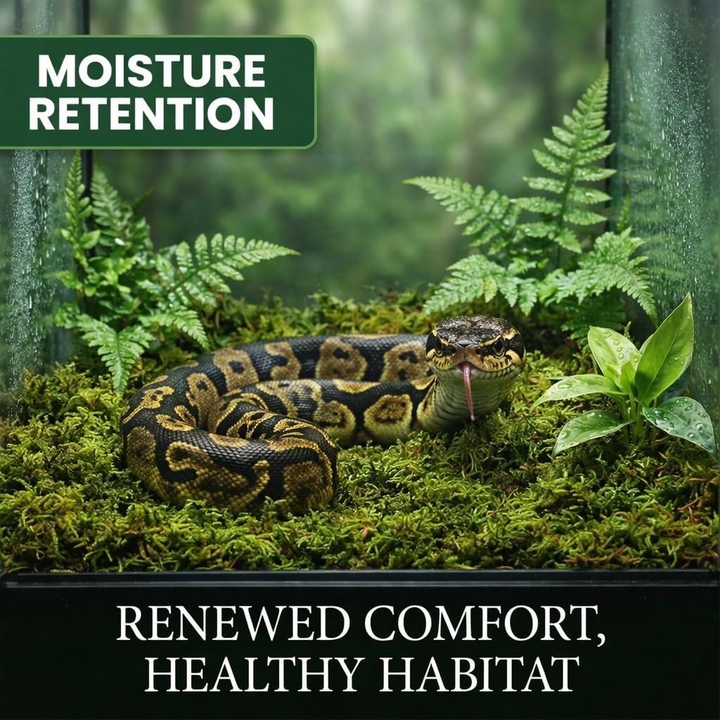 Sukh terrarium moss package showing net weight and branding