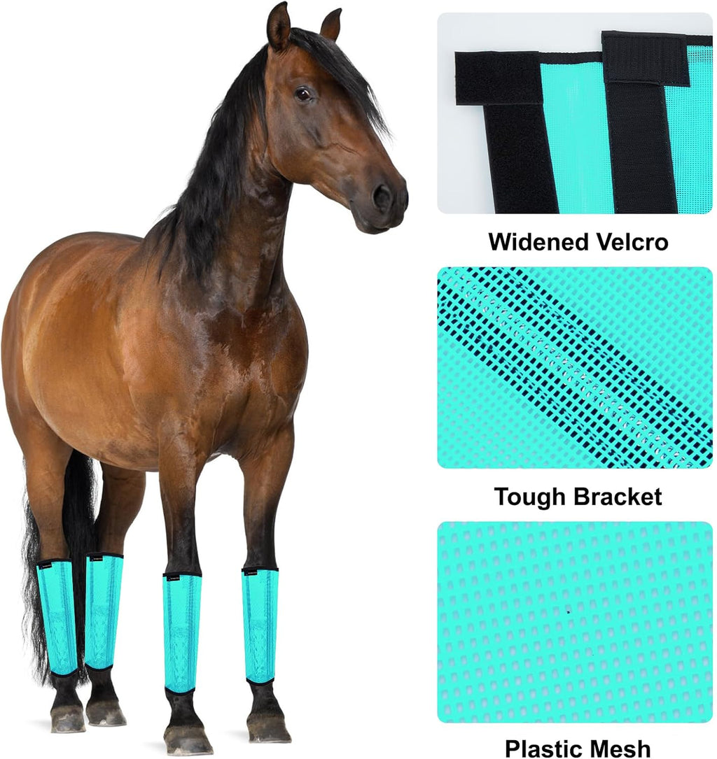 FOXLVDA horse leggings side view displaying the built in metal support bars for stability