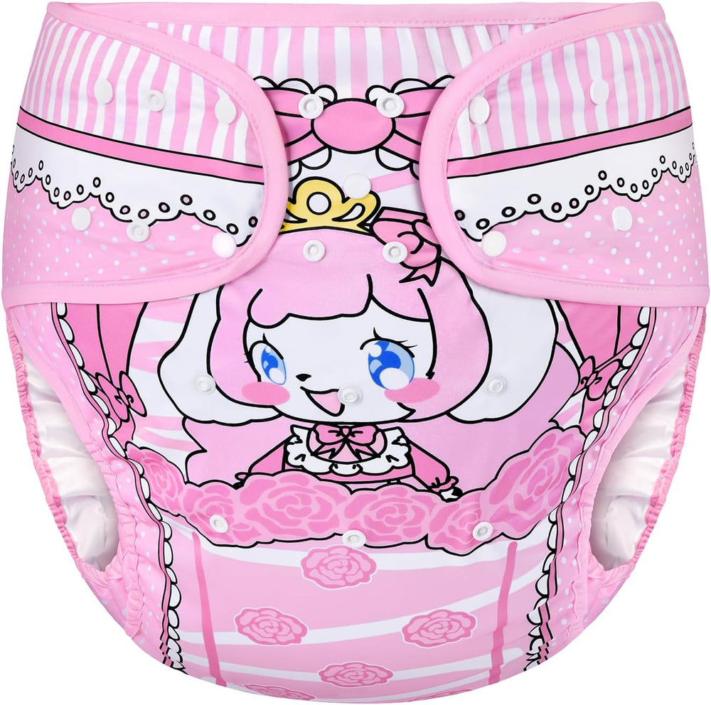 LittleForBig Little Beauty reusable adult diaper cover front view