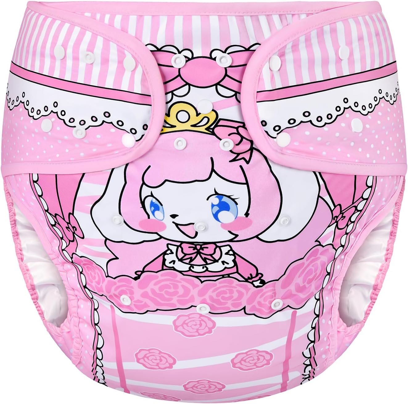 LittleForBig Little Beauty reusable adult diaper cover front view