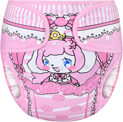 LittleForBig Little Beauty reusable adult diaper cover front view