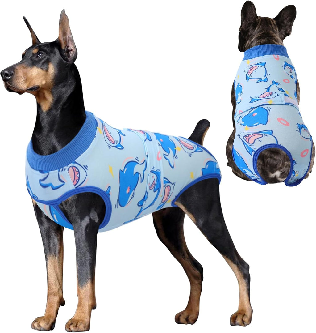 KOESON Dog Surgery Recovery Suit, Soft & Breathable Dog Onesie for Surgery Female Male, Lightweight Recovery Suit for Dogs Post-Op Care, Anti Licking Surgical Bodysuit for Medium Dogs - Image 11