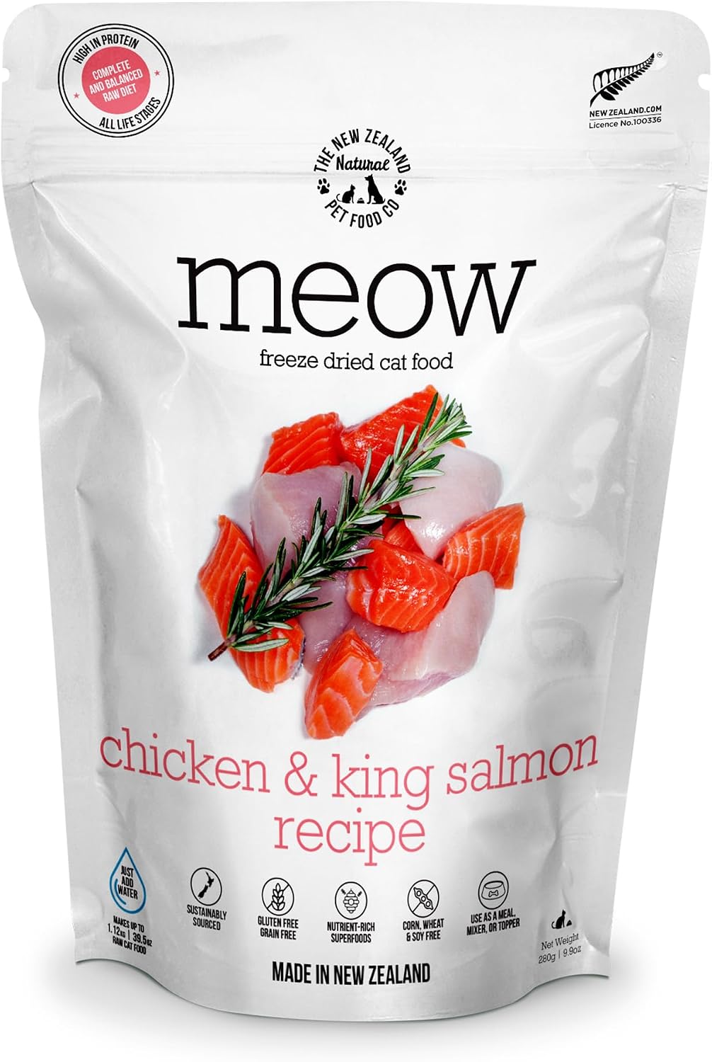 The New Zealand Natural Pet Food Co. Meow Freeze Dried Cat Food - Wild Venison Recipe, High Protein Treats, Meals & Toppers, Dry Cat Food, 1.76 oz - Image 9