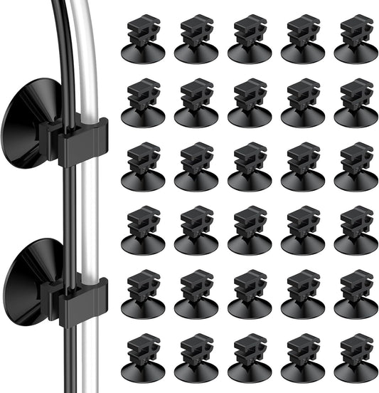 Pawfly aquarium suction cup clips thirty pack front view organizing airline tubing