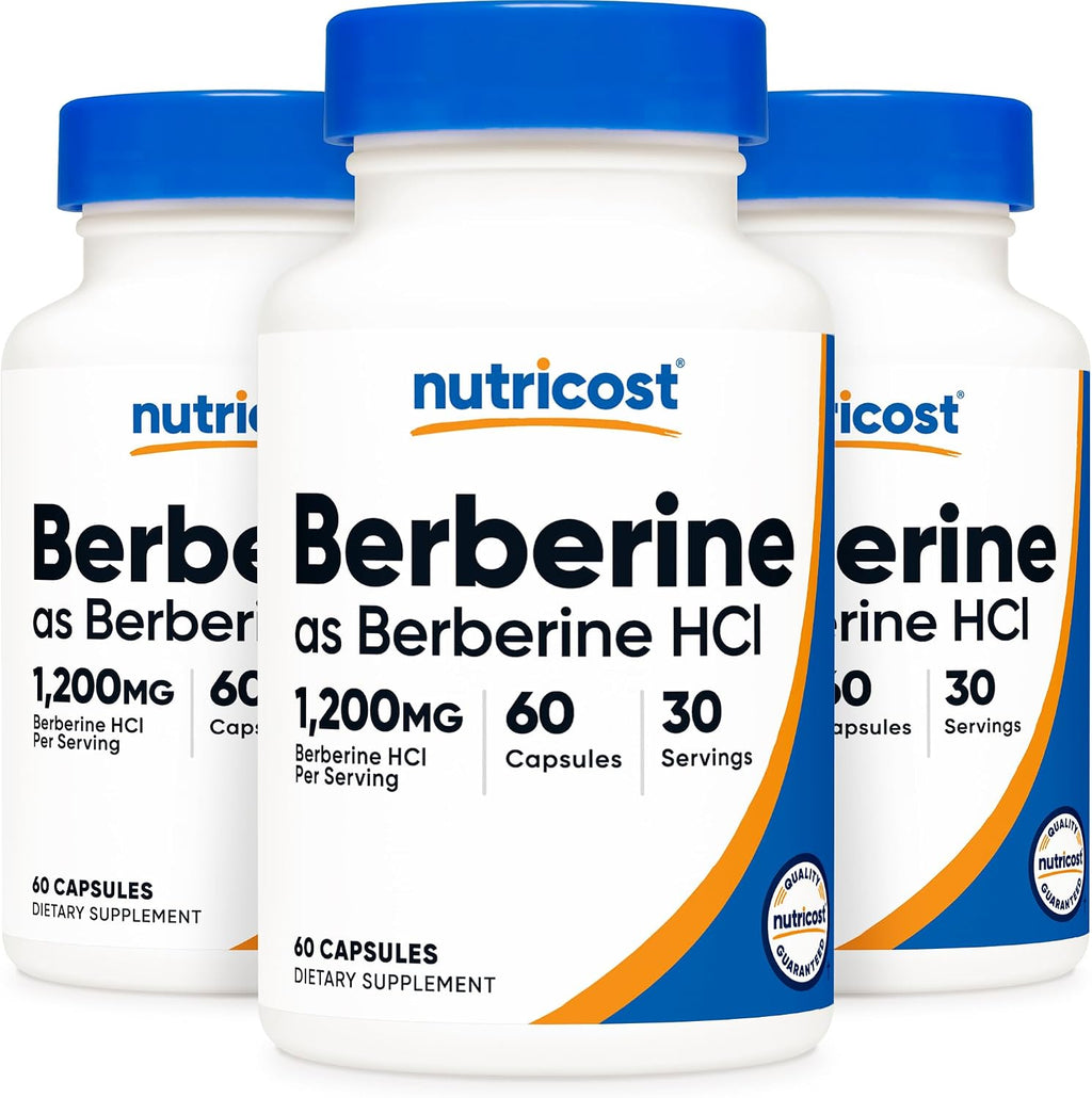 Nutricost Berberine HCl (1,200mg) 60 Capsules, 30 Servings - Image 6