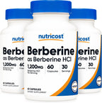 Nutricost Berberine HCl (1,200mg) 60 Capsules, 30 Servings - Image 6