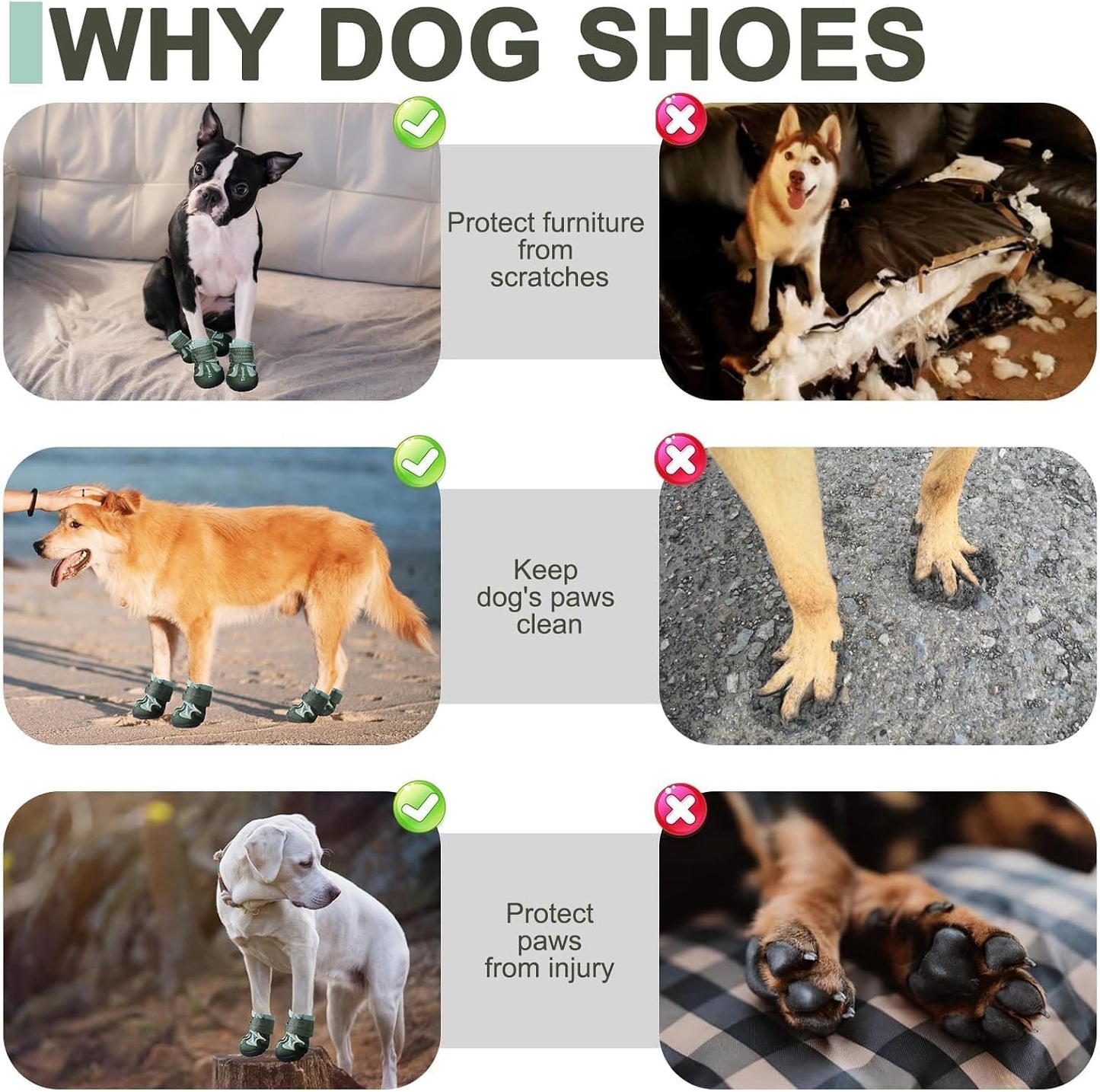 Adjustable closure system on pet boots
