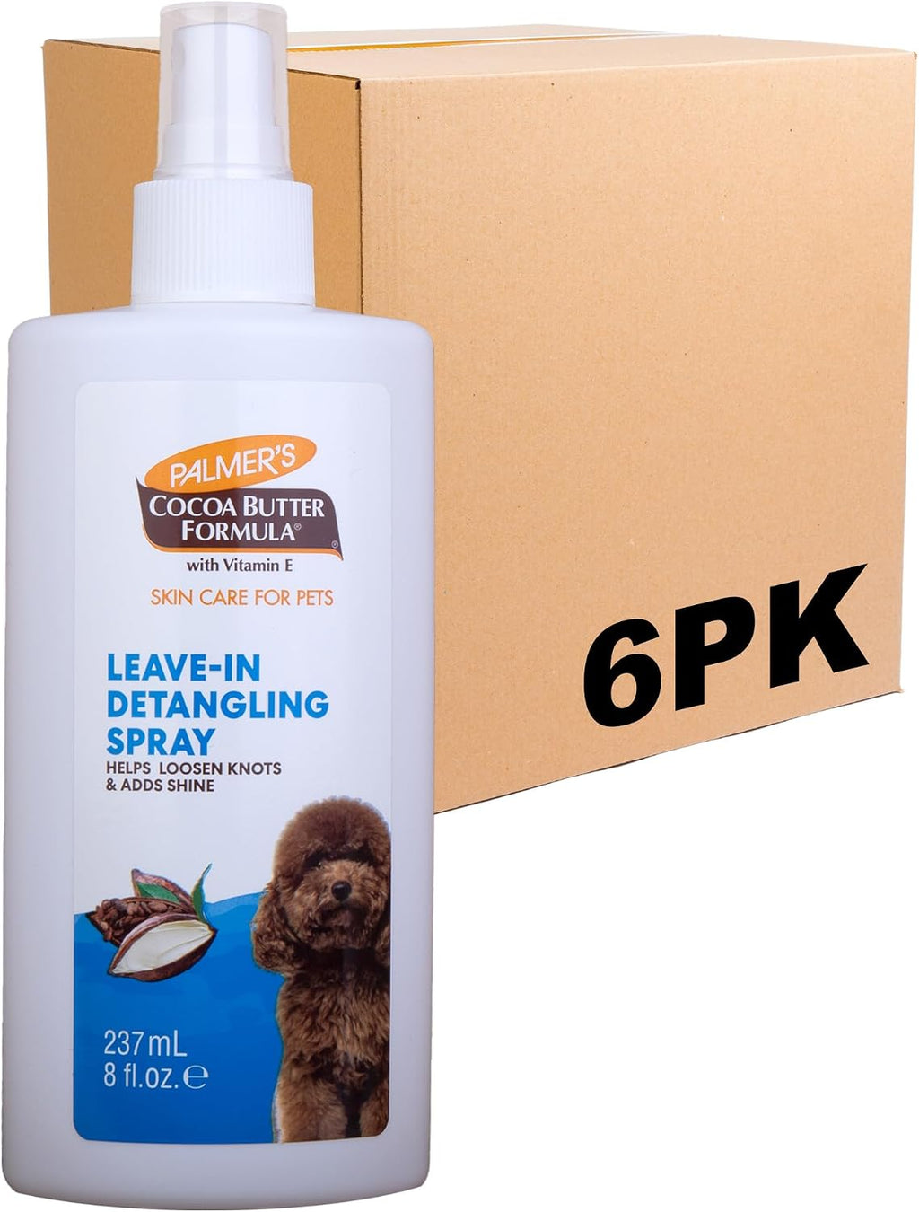 Palmer's for Pets Detangling and Conditioning Leave-In Spray, Cocoa Butter - No-Rinse Dematting Dog Conditioner Spray with Vitamin E, Tangle and Knot Remover, 8 Fl Oz - Image 9