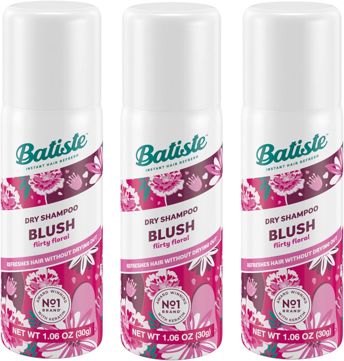 Batiste Dry Shampoo - Floral & Fruity Blush 1.6oz (PACK OF 3) - Image 1