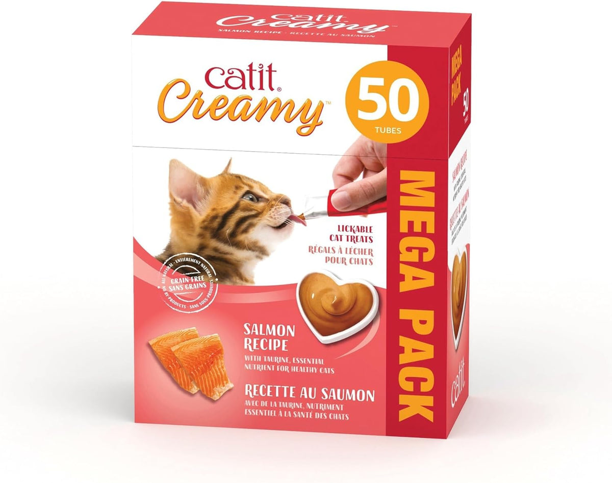 Catit Creamy Lickable Cat Treat - Hydrating and Healthy Treat for Cats of All Ages - Assortment, 72-Pack - Image 9