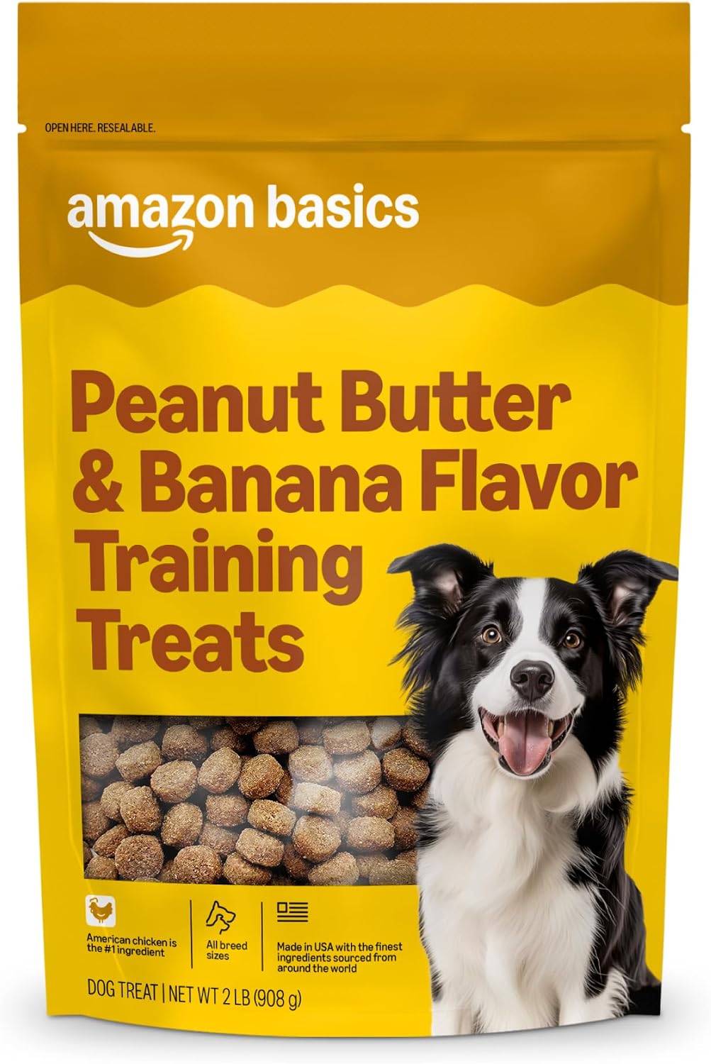 Amazon Basics Chicken Flavor Training Treats for Dogs, 2 lb. Bag (32 oz) (Previously Wag) - Image 9