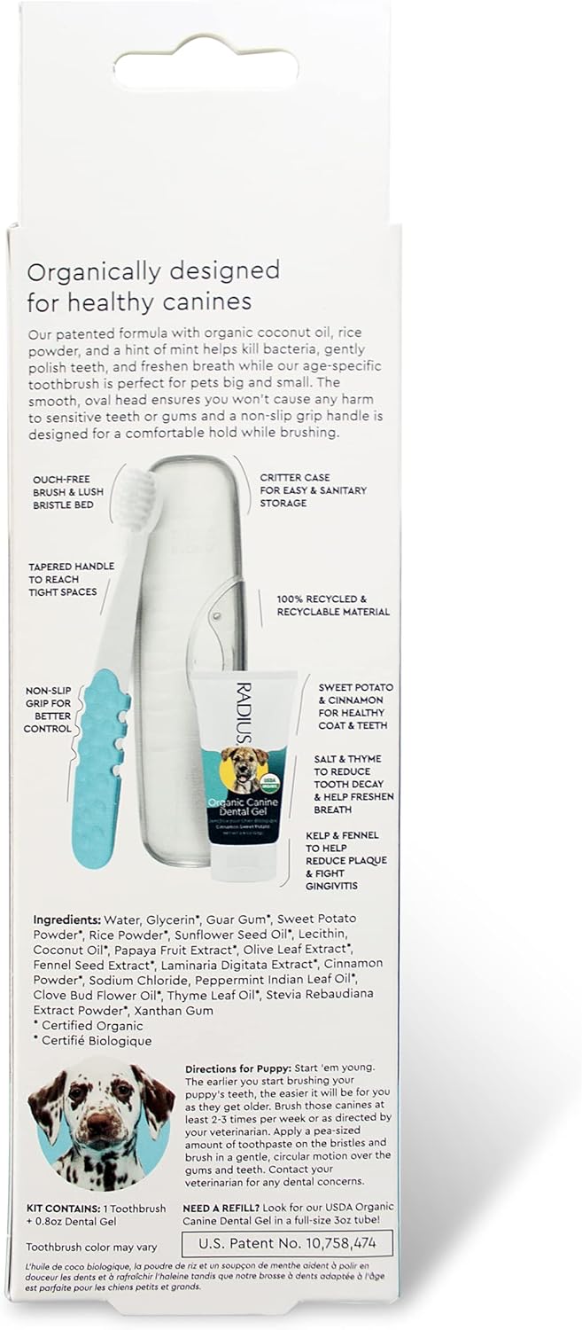 Radius pet dental care kit packaging