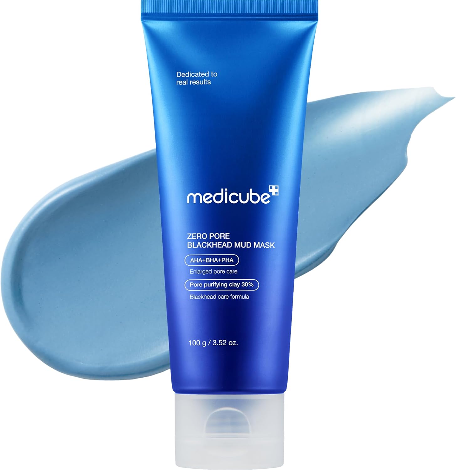 Medicube Zero Pore Blackhead Mud Facial Mask front view showing genuine packaging
