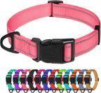 TagME Dog Collars for Small Dogs, Reflective Nylon Pet Collar with Quick Release Buckle, Small Dog Collar for Boys, Sky Blue, 3/8" Width - Image 12