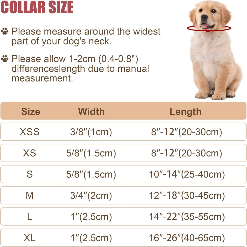Soft neoprene padding detail on pink dog collar