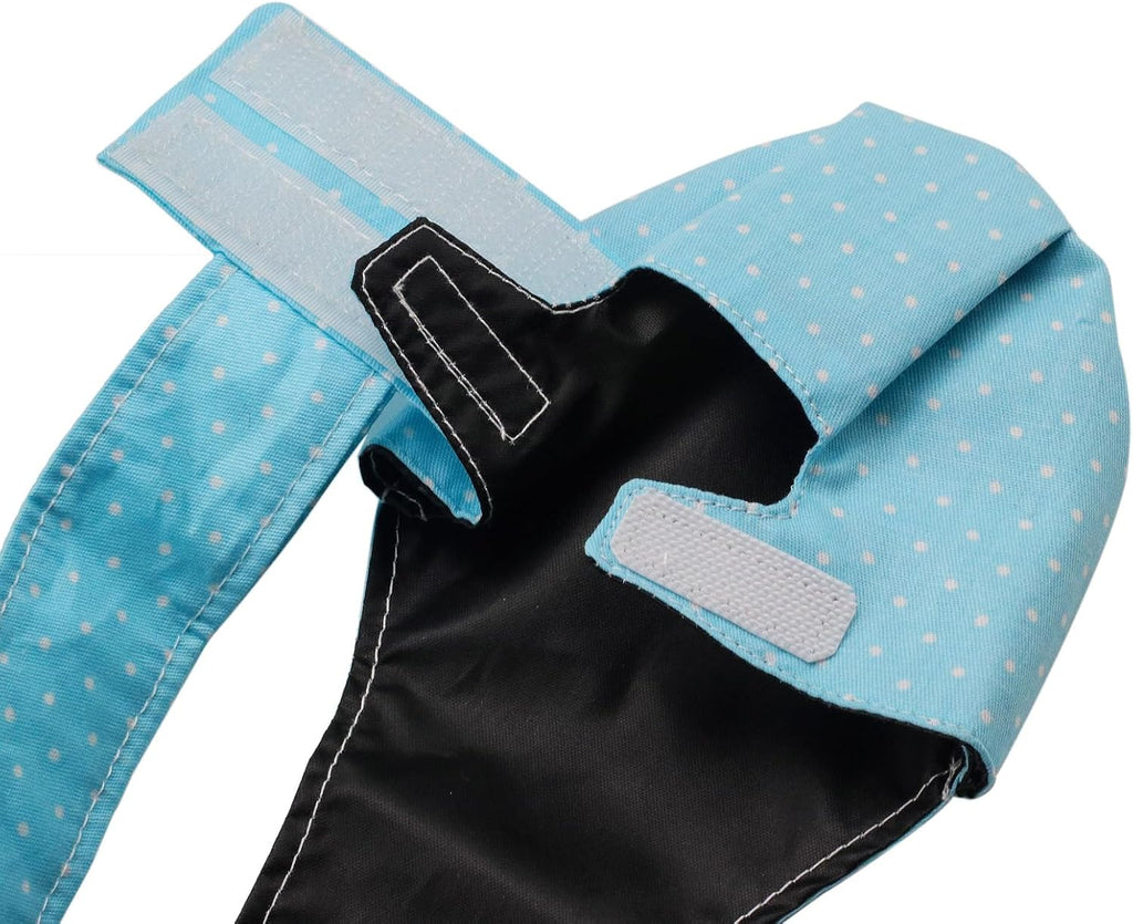 BestParts 2pcs Button Adjustable Diaper for Goose Duck Chicken Blue+Pink M - Image 4