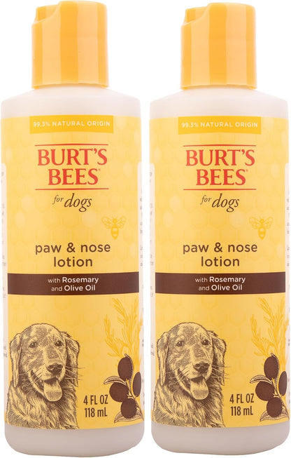 BURT'S BEES FOR PETS Dog Paw and Nose Lotion with Rosemary and Olive Oil Moisturizing Paw Balm for Dry Cracked Pads and Dog Nose Butter Paw Lotion for Dogs Skin Care 4 FL OZ Cruelty Free - Image 10