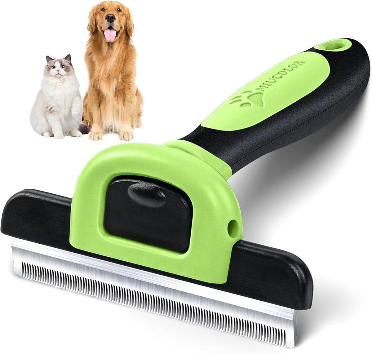 MIU COLOR Pet Grooming Brush, Deshedding Tool for Dogs & Cats, Effectively Reduces Shedding by up to 95% for Short Medium and Long Pet Hair - Image 15