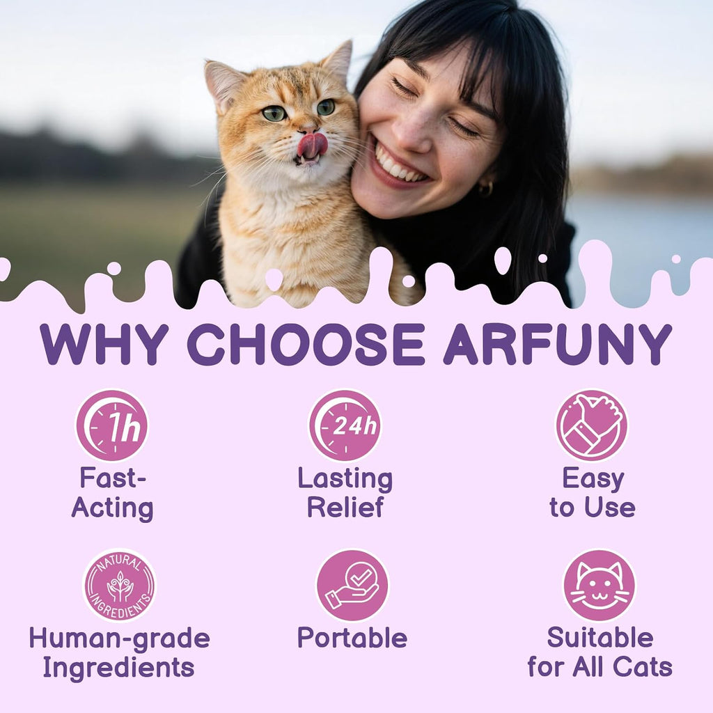 Cat Calming Pheromone Spray - Cat Calming Spray - Reduce Scratching, Fighting, Peeing, Marking - Cat Anxiety & Stress Relief - for Home, Travel, Vet Visits - with Cat Pheromone & Natural Ingredients - Image 9