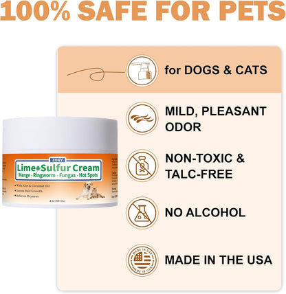 Netrca non rinse sulfur treatment for pet fungal infections