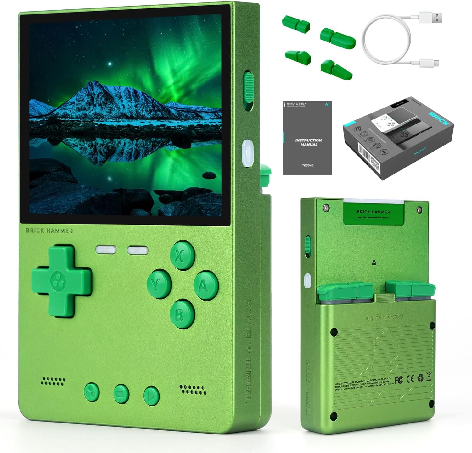 Wesich Trimui Brick Hammer handheld game console front view