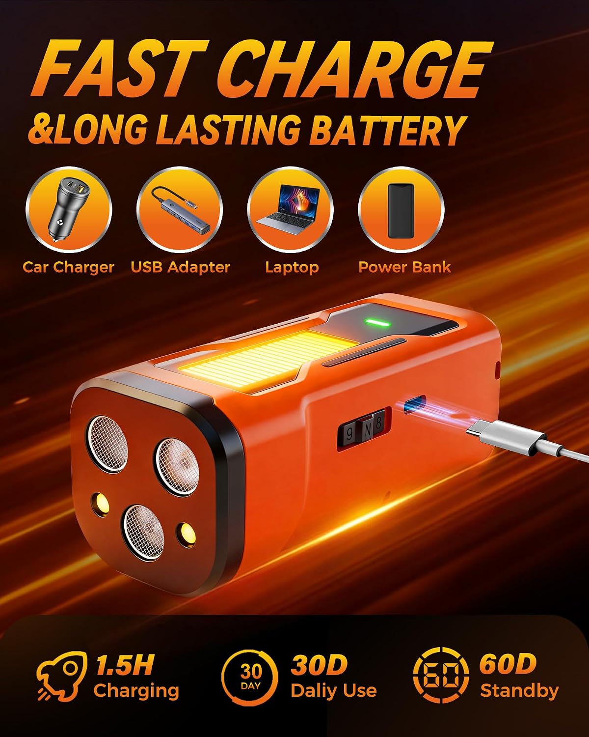 Close up of iBurr 6-mode ultrasonic dog deterrent buttons
