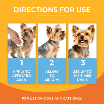 Authentic imported Paw Science pet wipes on a clean surface highlighting professional veterinary strength.