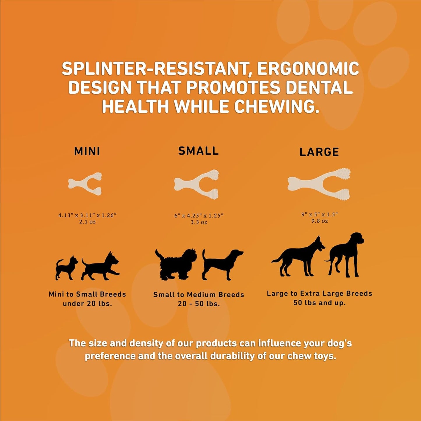 Dog playing with BetterBone hard density chew toy