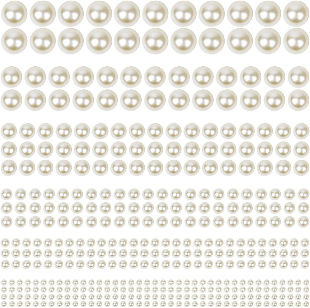 Shynek self adhesive pearl stickers front view showing 12 sheets.