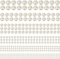 Shynek self adhesive pearl stickers front view showing 12 sheets.