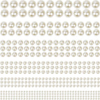Shynek self adhesive pearl stickers front view showing 12 sheets.