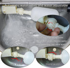 AKUATUZ heavy duty automatic water trough with bottom drain plug visible.