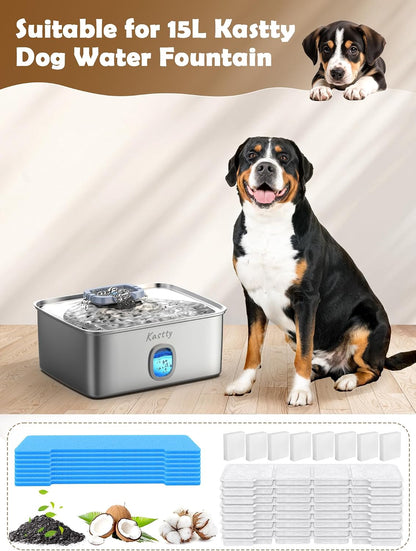Replacement filters for Kastty 15L large dog water bowl