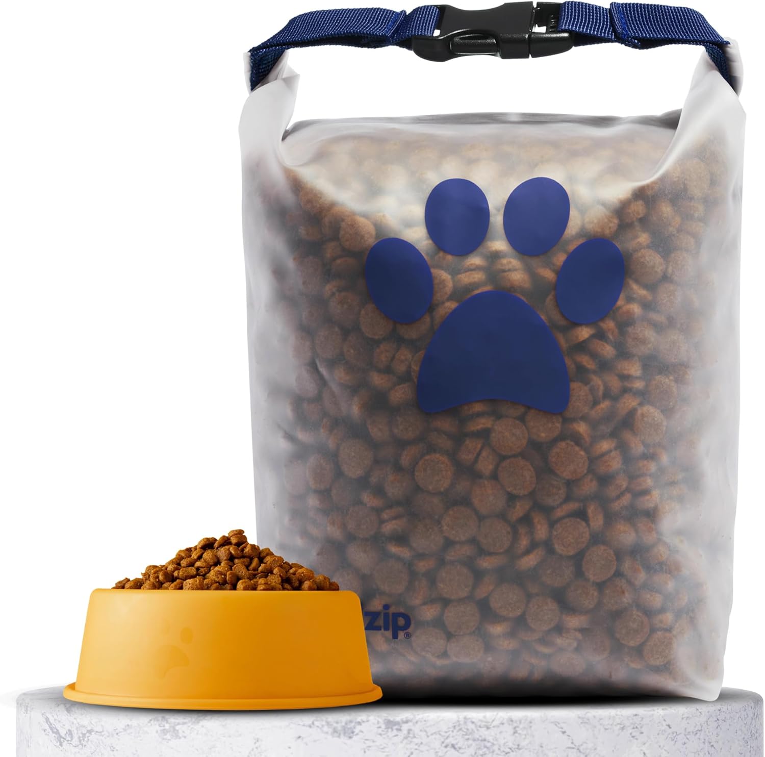 (re)zip Roll Top Pet Food Storage Bag (14-Cup) | BPA-Free, Food Grade, Pet Safe | Keeps Kibble Fresh for Camping, Dog Boarding, Weekend Getaways | Machine Washable - Image 13