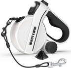HCY&WLD retractable dog leash side profile view