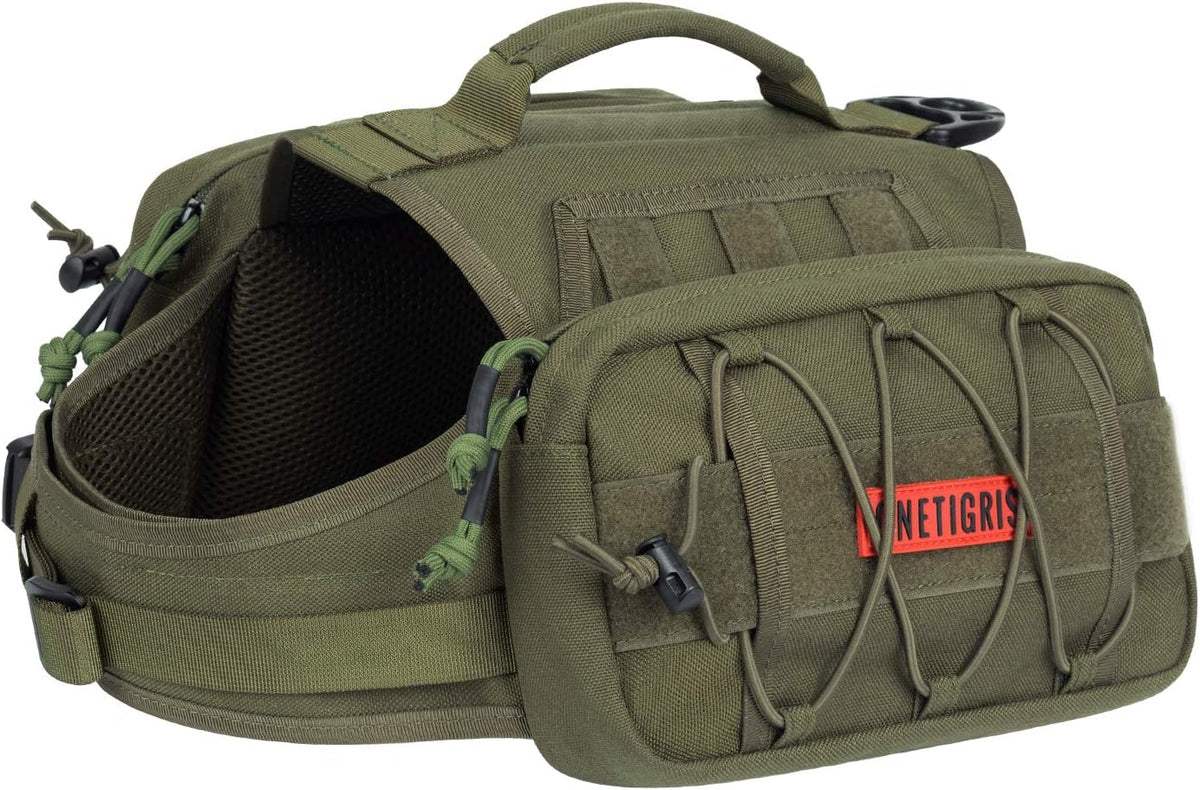OneTigris dog backpack mesh lining for breathability