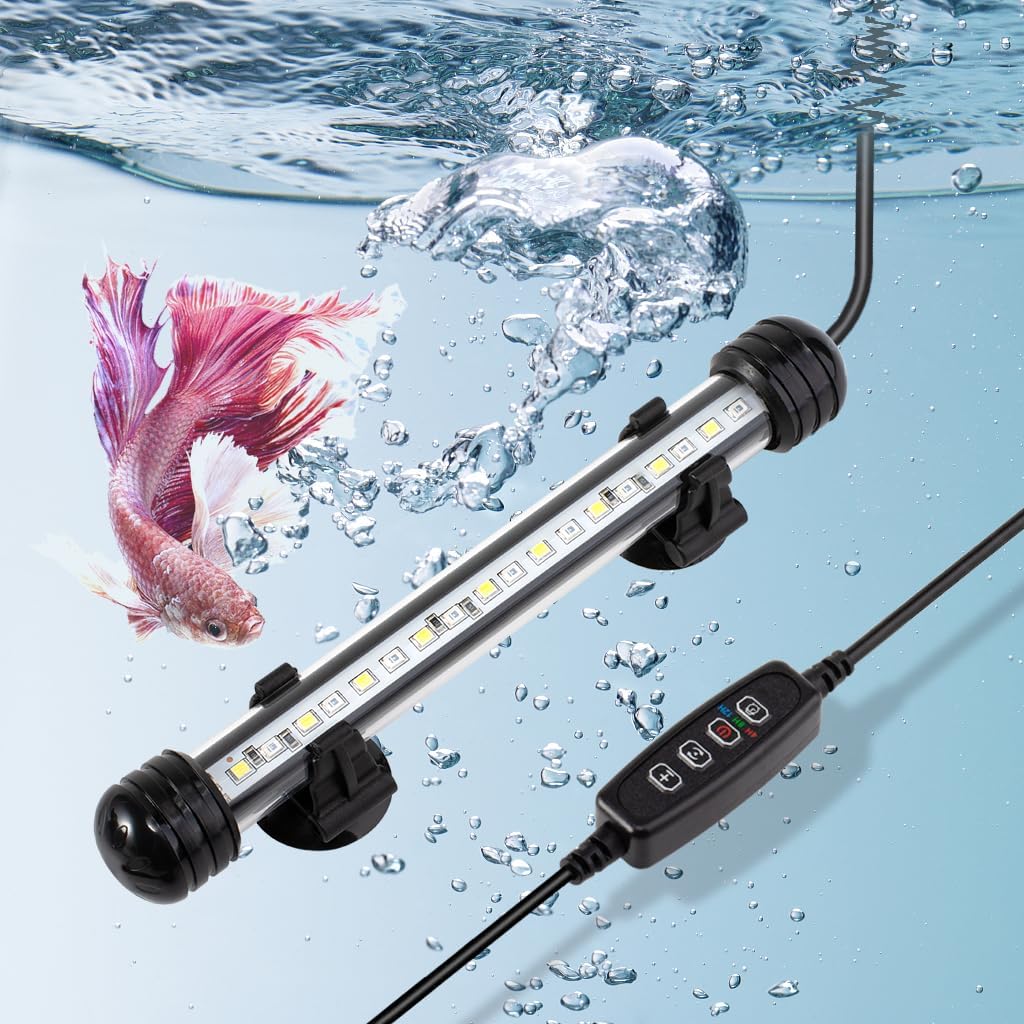Datoo 4W 7.5 inch submersible aquarium light front view