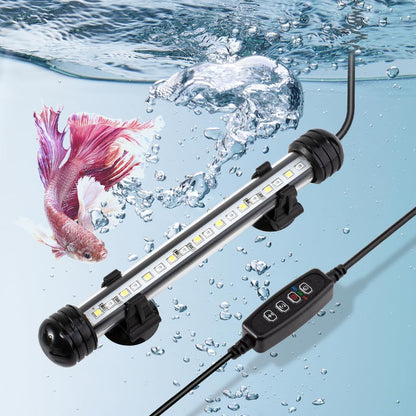 Datoo 4W 7.5 inch submersible aquarium light front view
