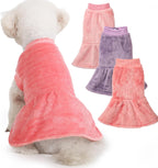 FabriCastle Dog Sweater, 3-Pack Dog & Cat Clothes, Ultra Soft and Warm Pet Jackets XXS XS for Small Dogs Boy & Girl, Winter Pet Apparel Costumes, Puppy Outfits (Grey,Blue,Dark Blue, Small) - Image 12