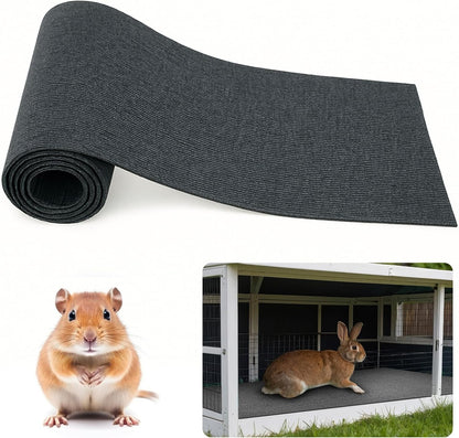 Premium imported pet scratch mat layout highlighting its use for sleeping and playing.