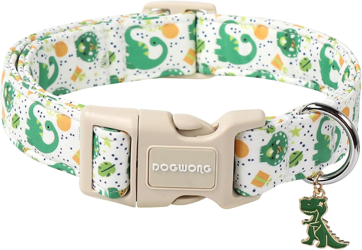 DOGWONG Yellow Bee Dog Collar- Cute Fun Dog Collars Adjustable Designer Spring Puppy Yellowe Dog Collar for Small Medium Large Dogs M - Image 12
