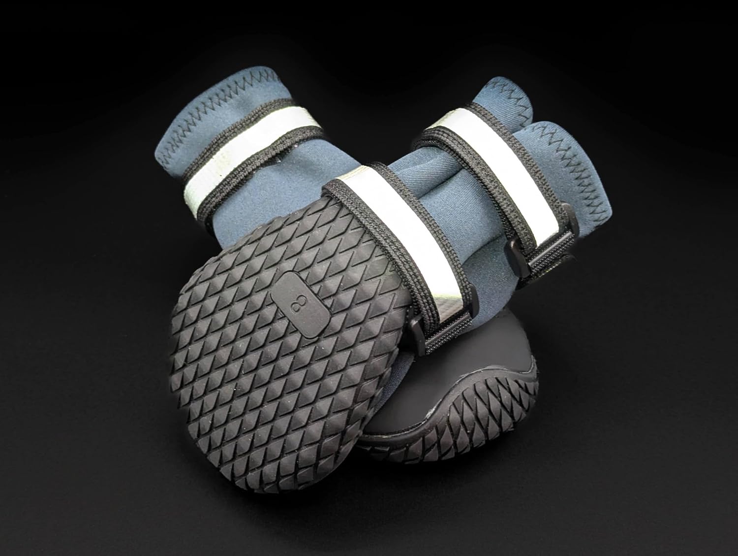 Stone blue Bark Brite dog shoe outdoor terrain