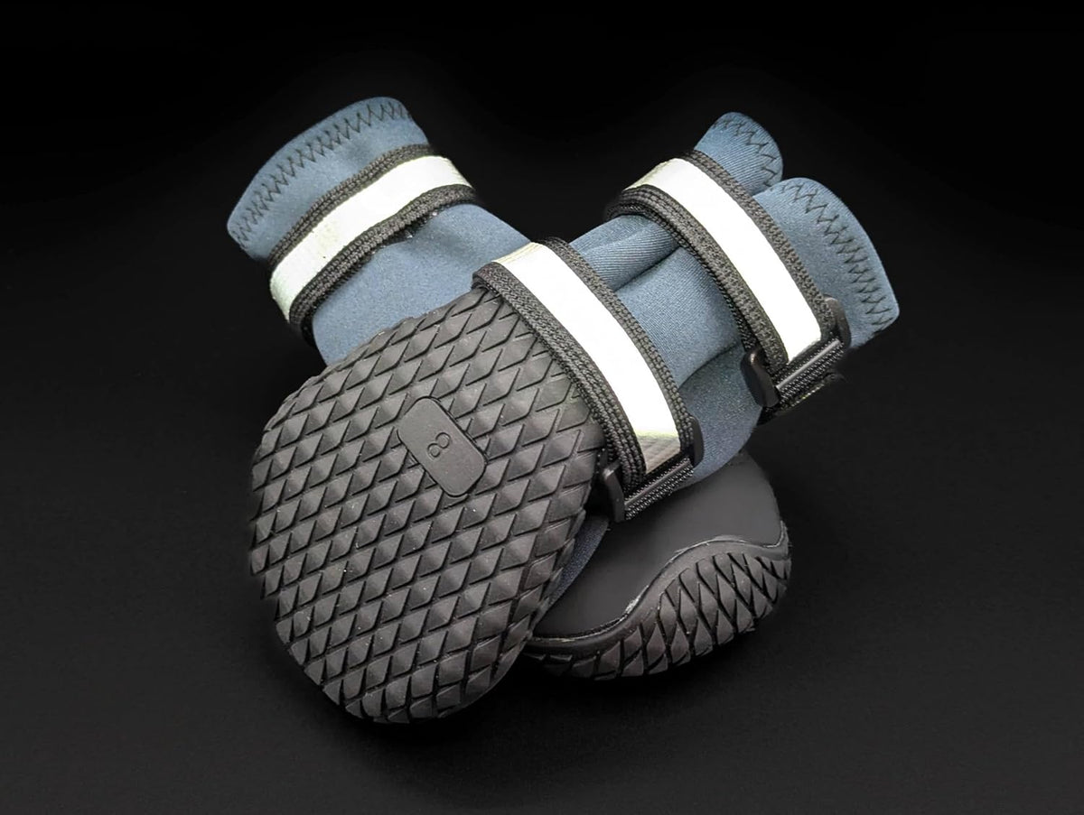Stone blue Bark Brite dog shoe outdoor terrain