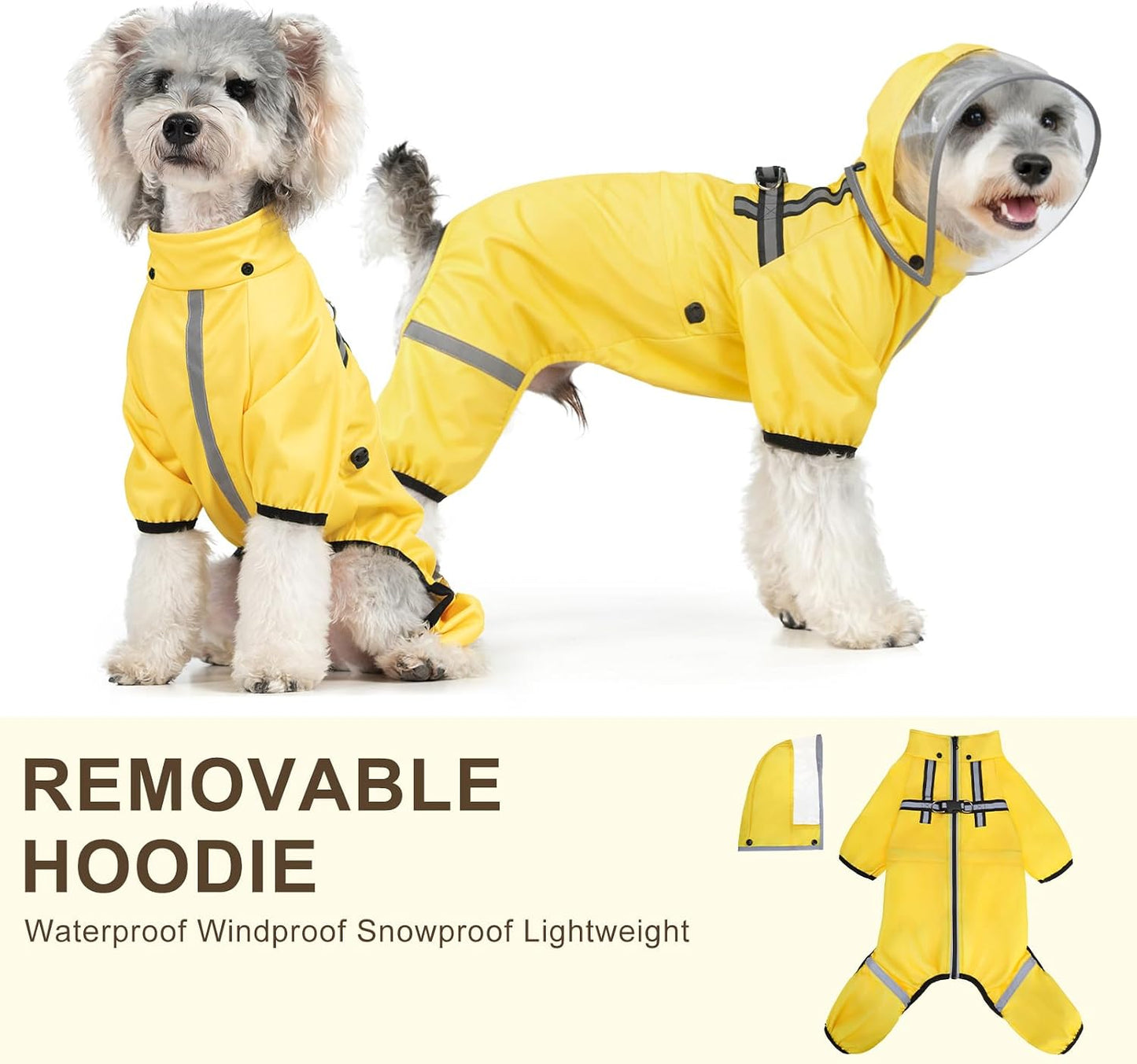 Premium imported weather protection outerwear for medium dogs