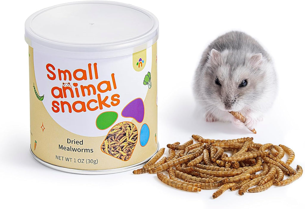 Niteangel Small Animal Snack & Treats - Small Critter Natural Treat for Dwarf Syrian Hamsters Gerbils Mice Sugar Glider Hedgehogs Chickens Birds (Freeze-Dried Worms- 1.4oz (40g)) - Image 10