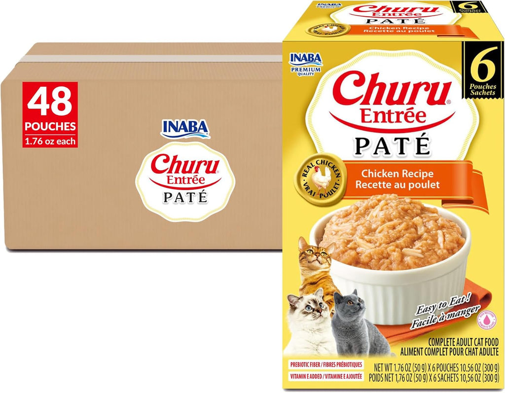 INABA Churu Entre Pate for Kittens, Grain-Free, High Moisture, Prebiotic Wet Cat Food, 1.76oz. per Pouch, 6 Pouches, Chicken Recipe with Tuna - Image 15