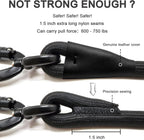 Morxil six foot dog lead with premium leather connector stitching