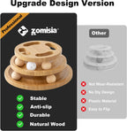 Top down view of Zomisia puzzle track for kittens and cats
