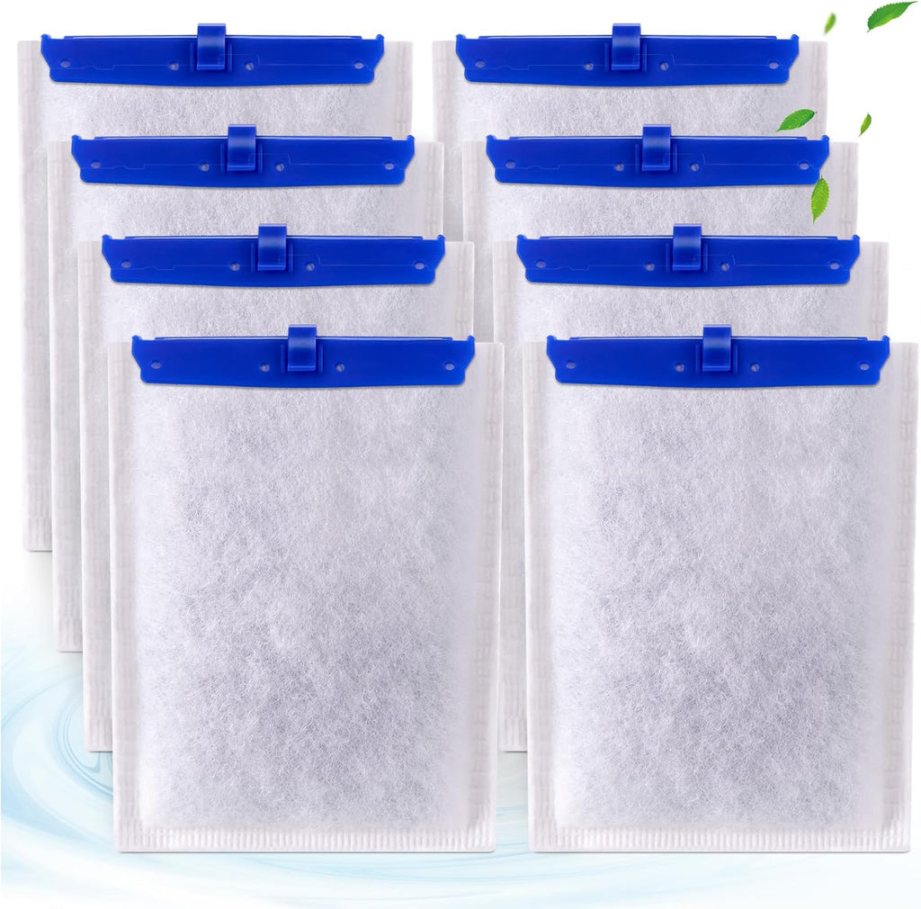 Xbbwmrs large aquarium filter cartridges front view pack for fish tank purification.